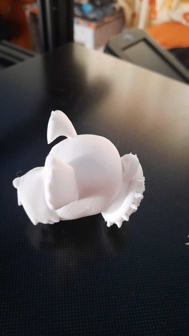 DOG KEYCHAIN SCHNAUZER 3D print model_4