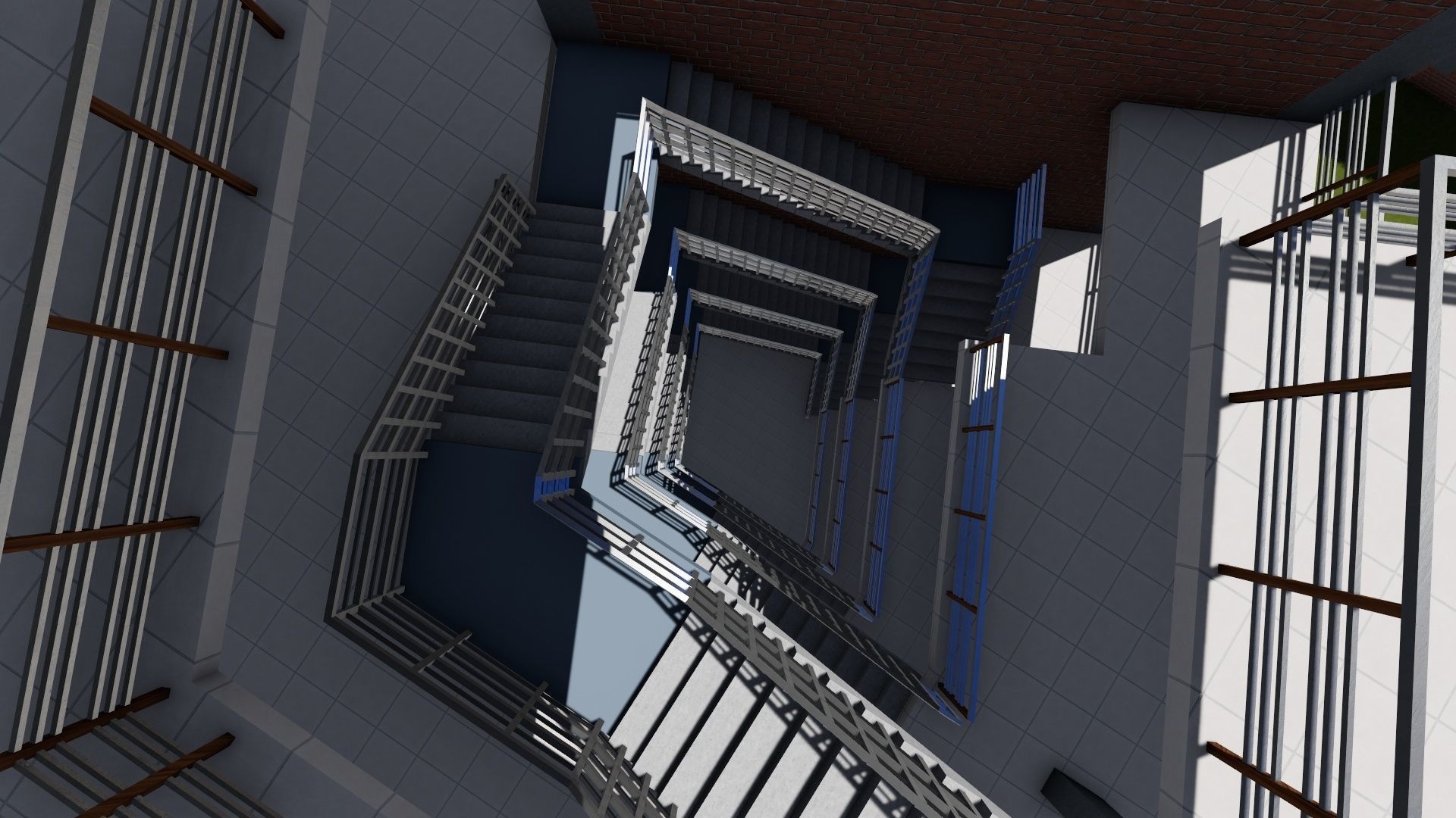 Modern Islamic Complex 3D model_10