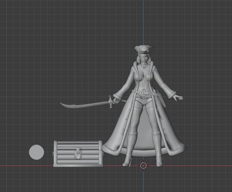 Pirate Queen 3D model_13