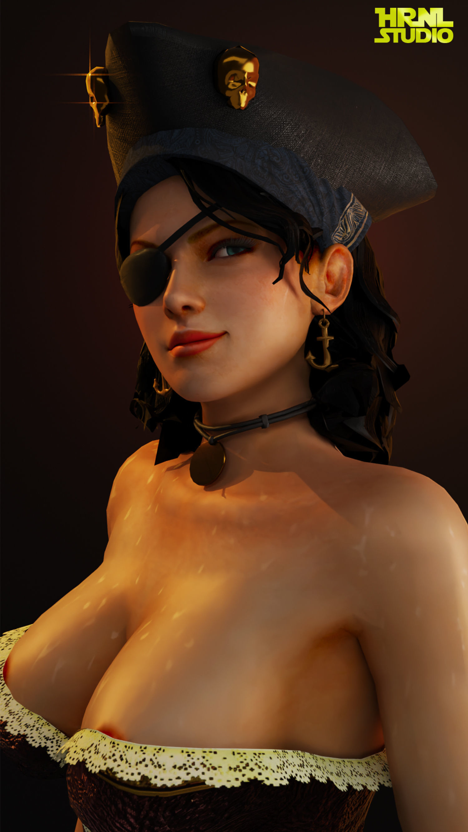 Pirate Queen 3D model_9