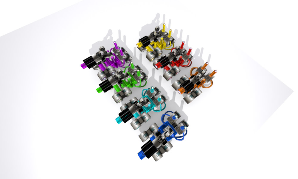 Future gunner collection Low-poly 3D model_6