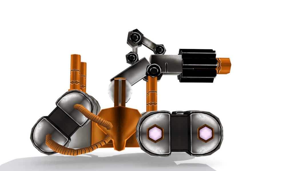 Future gunner collection Low-poly 3D model_19