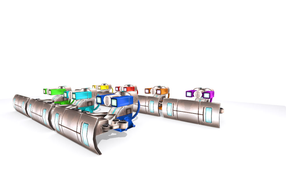 Future gunner collection Low-poly 3D model_30