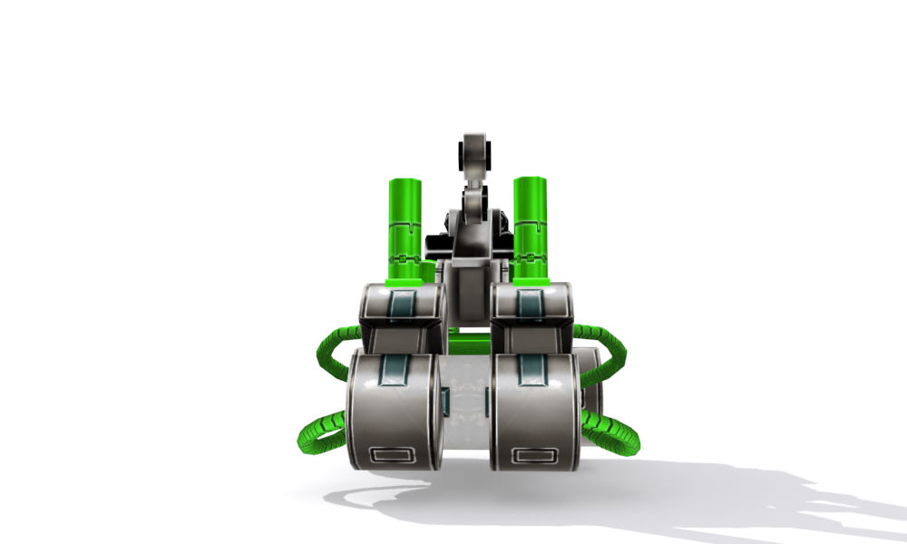 Future gunner collection Low-poly 3D model_14