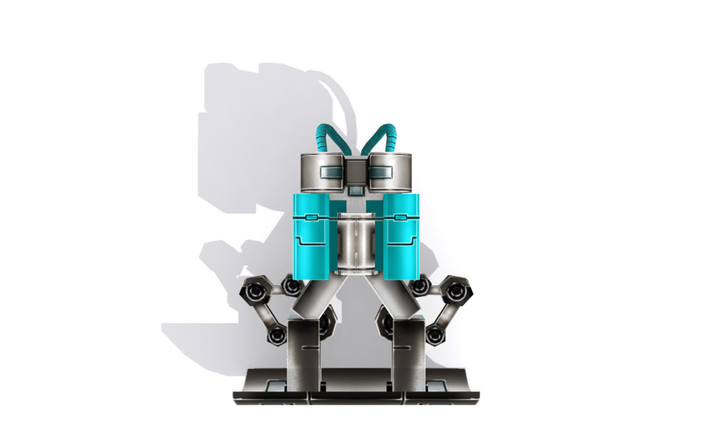 Future gunner collection Low-poly 3D model_34