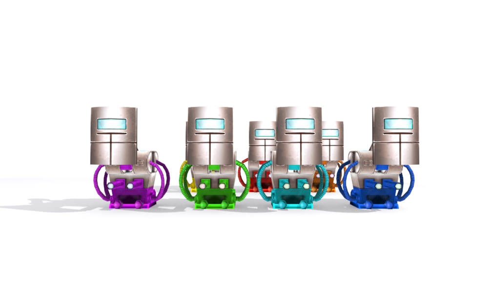 Future gunner collection Low-poly 3D model_36