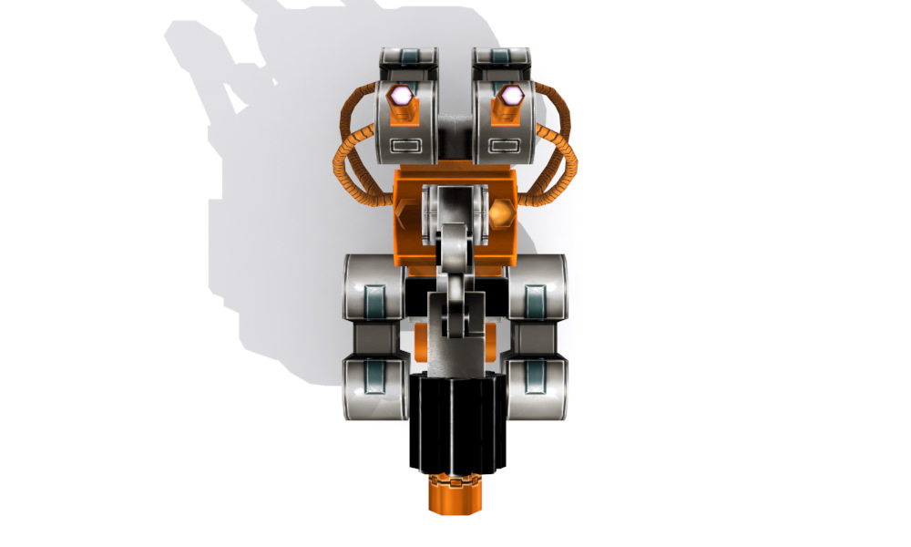 Future gunner collection Low-poly 3D model_21