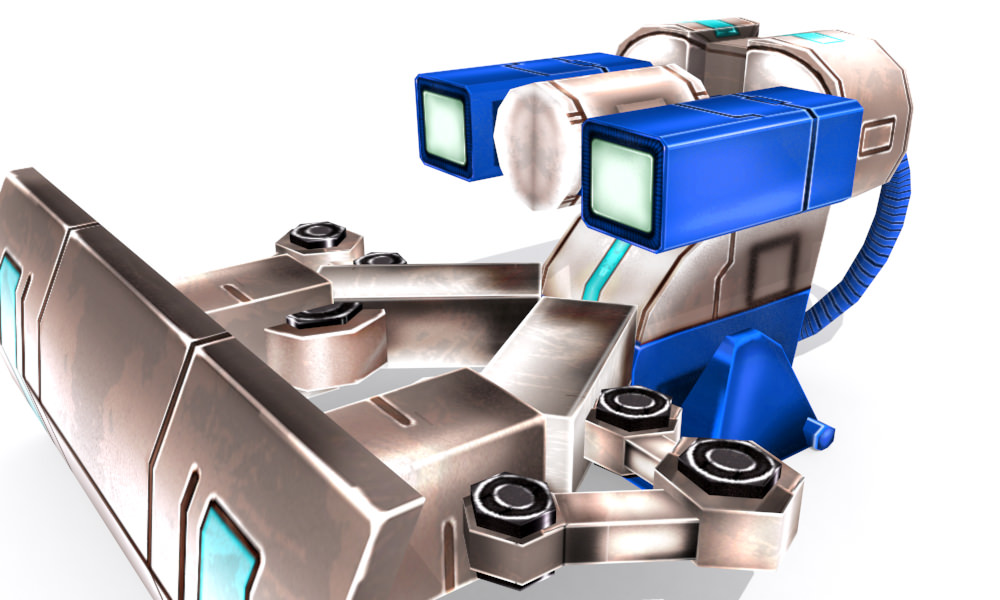 Future gunner collection Low-poly 3D model_33