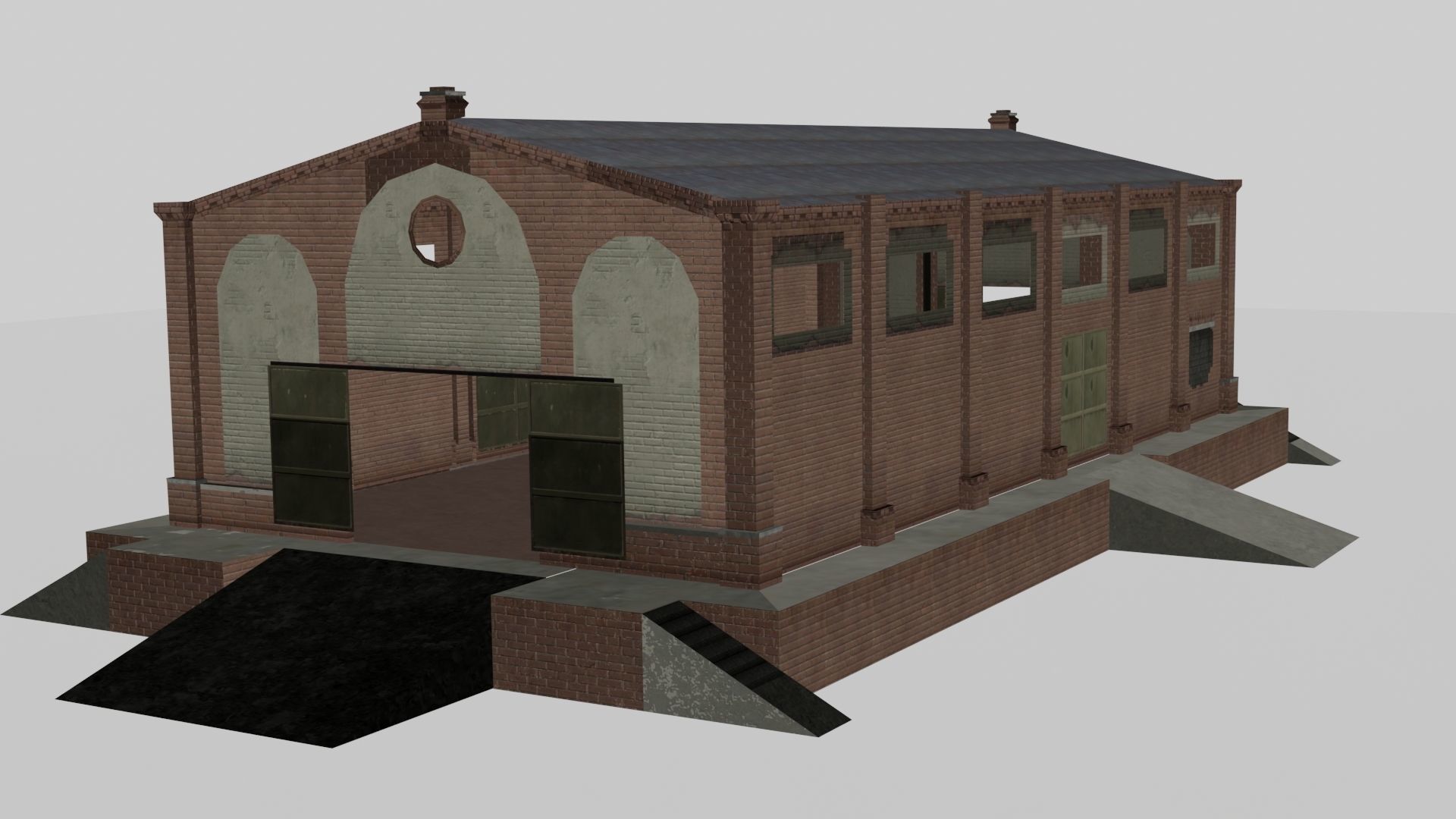 Warehouse PUbg Mobile 3D model CGTrader