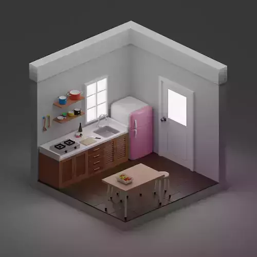 Isometric Kitchen