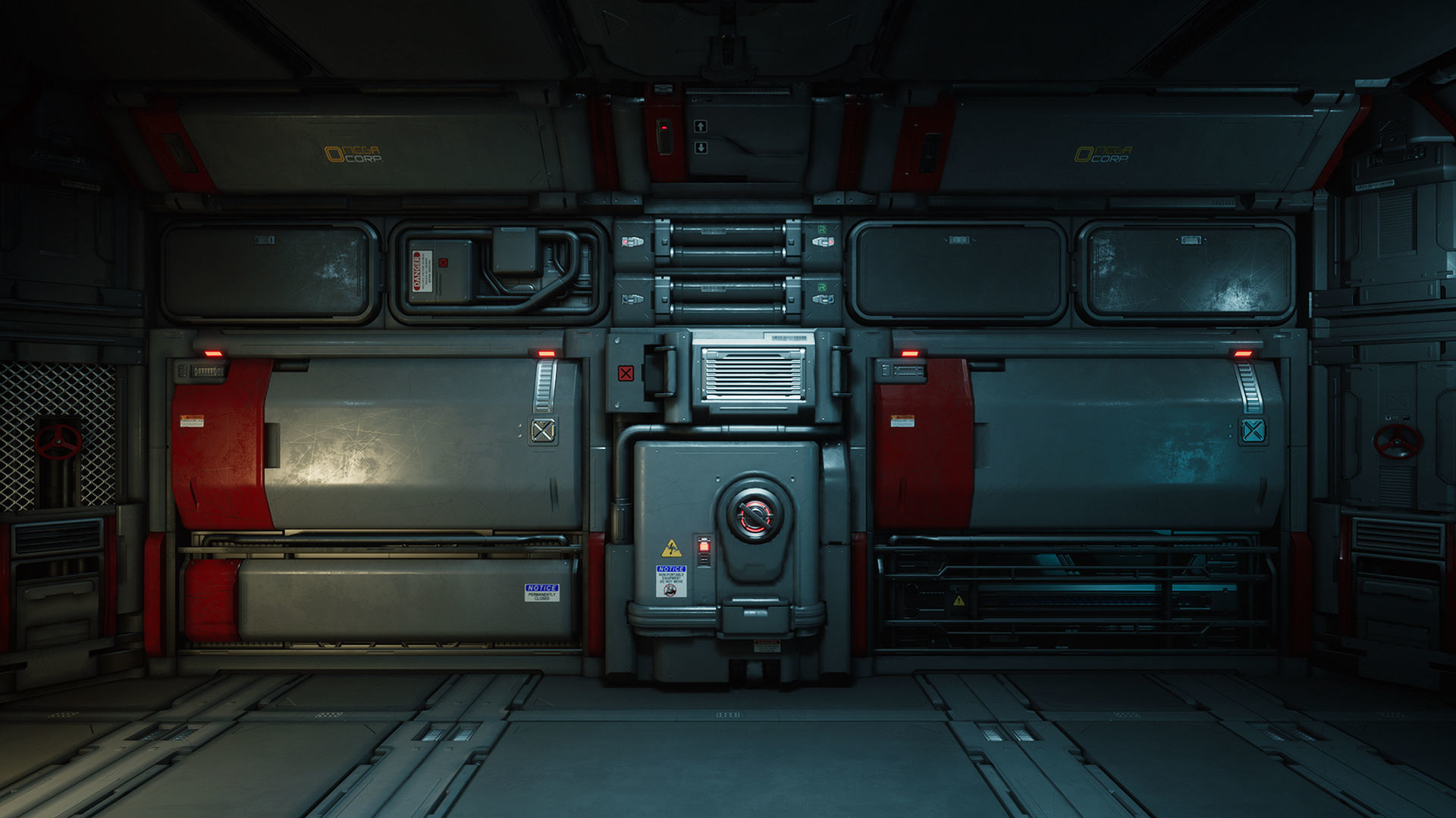 Omega - Sci-Fi Modular Environment Pack Low-poly 3D model_7