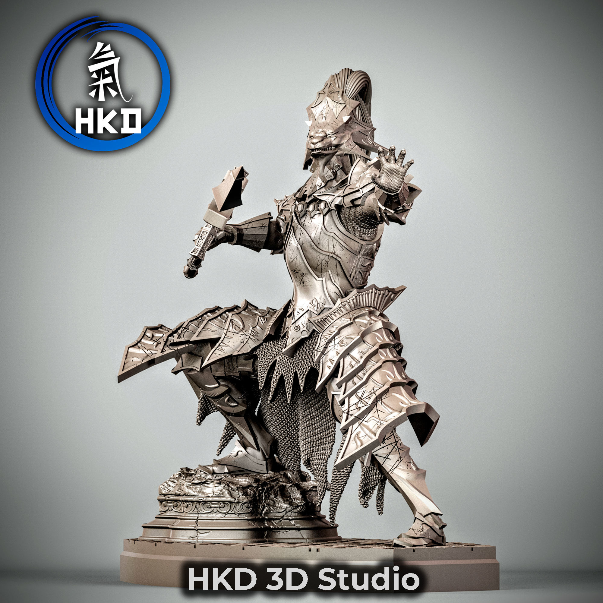 Ornstein Dragonslayer fan art - Dark souls 3D print model_10