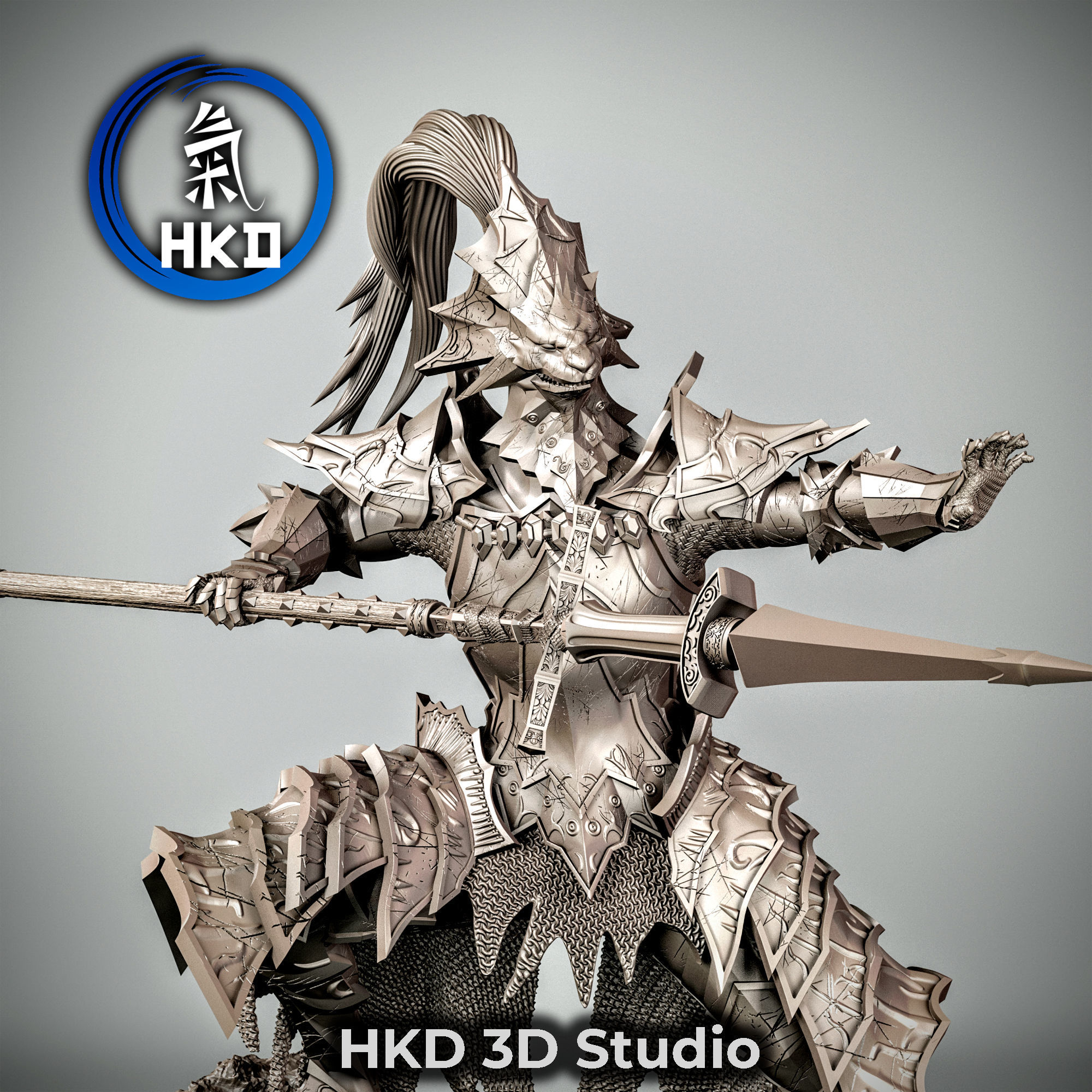 Ornstein Dragonslayer fan art - Dark souls 3D print model_6