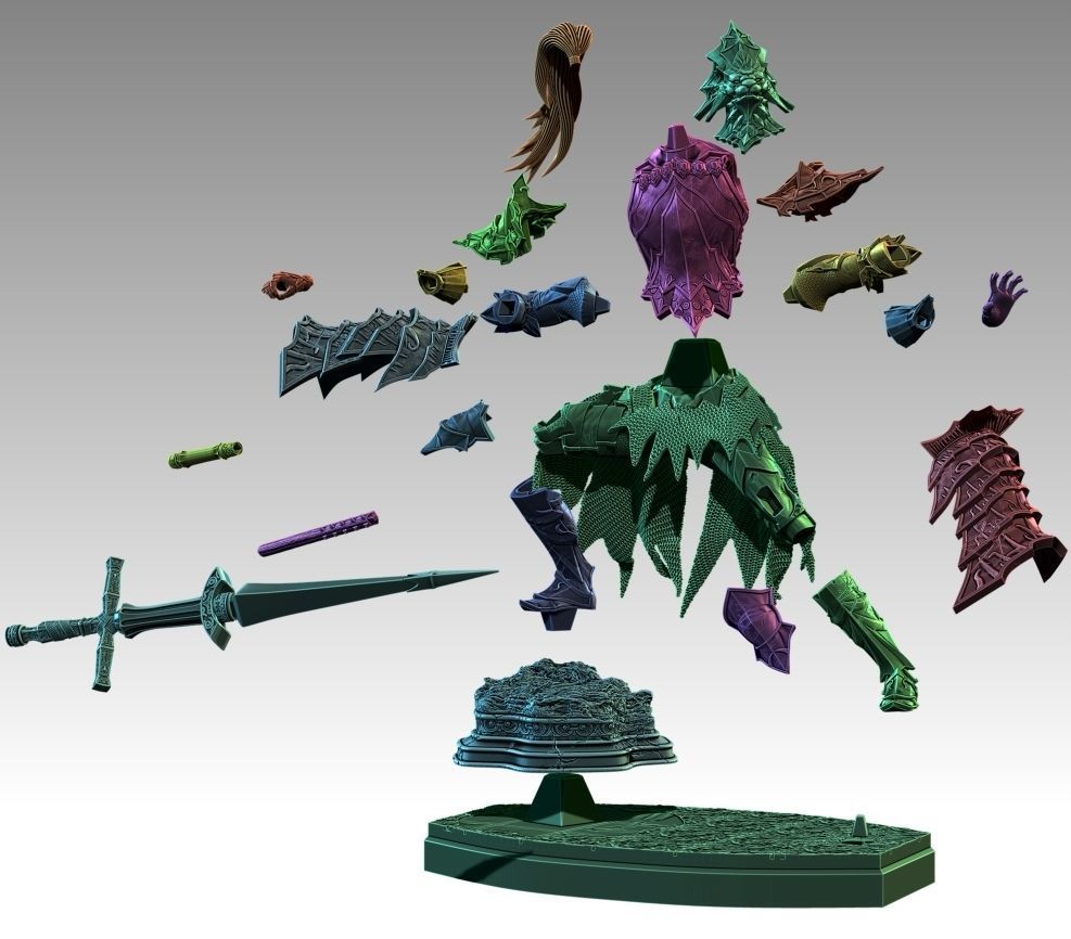 Ornstein Dragonslayer fan art - Dark souls 3D print model_11