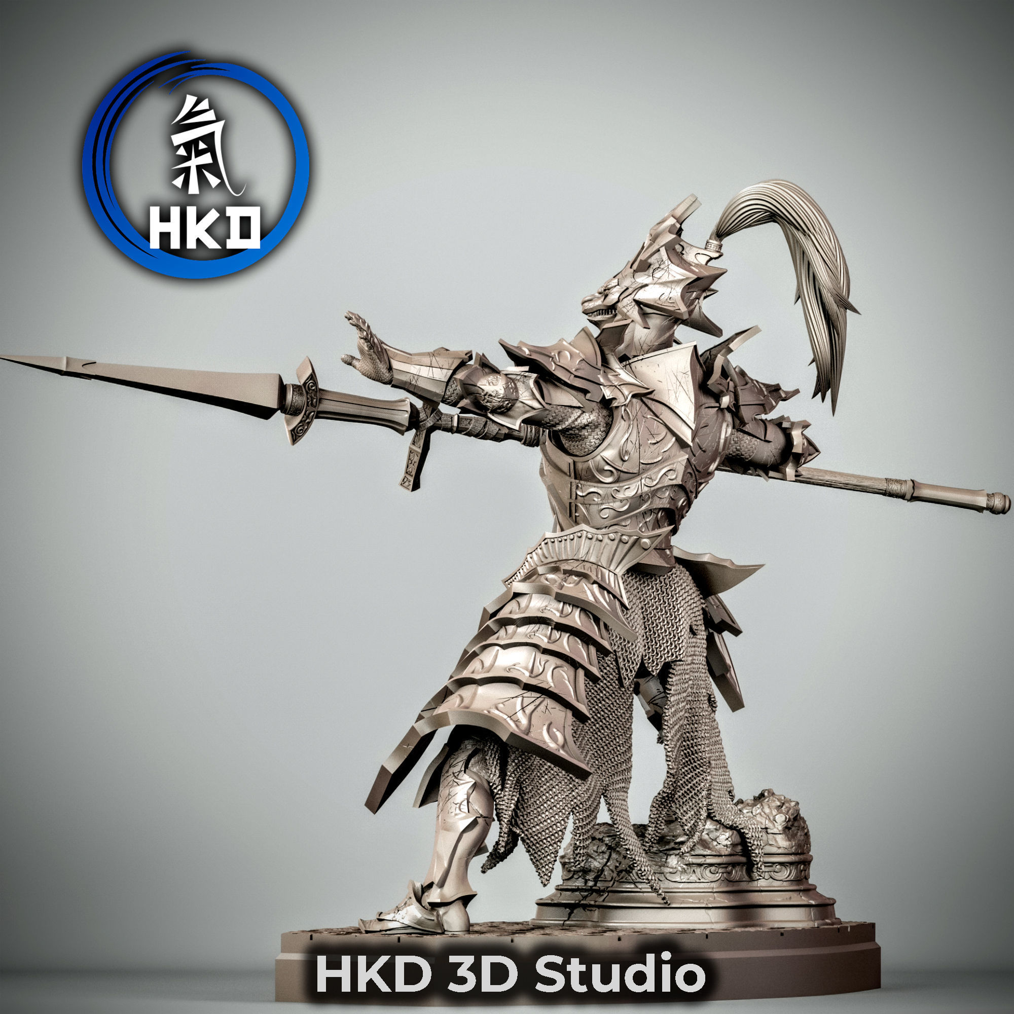 Ornstein Dragonslayer fan art - Dark souls 3D print model_5