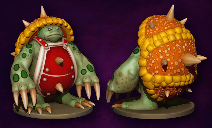 Evil creature 3D print model