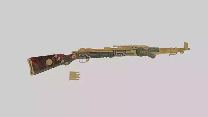 KuKulKan Fury - Kar89K 3D model