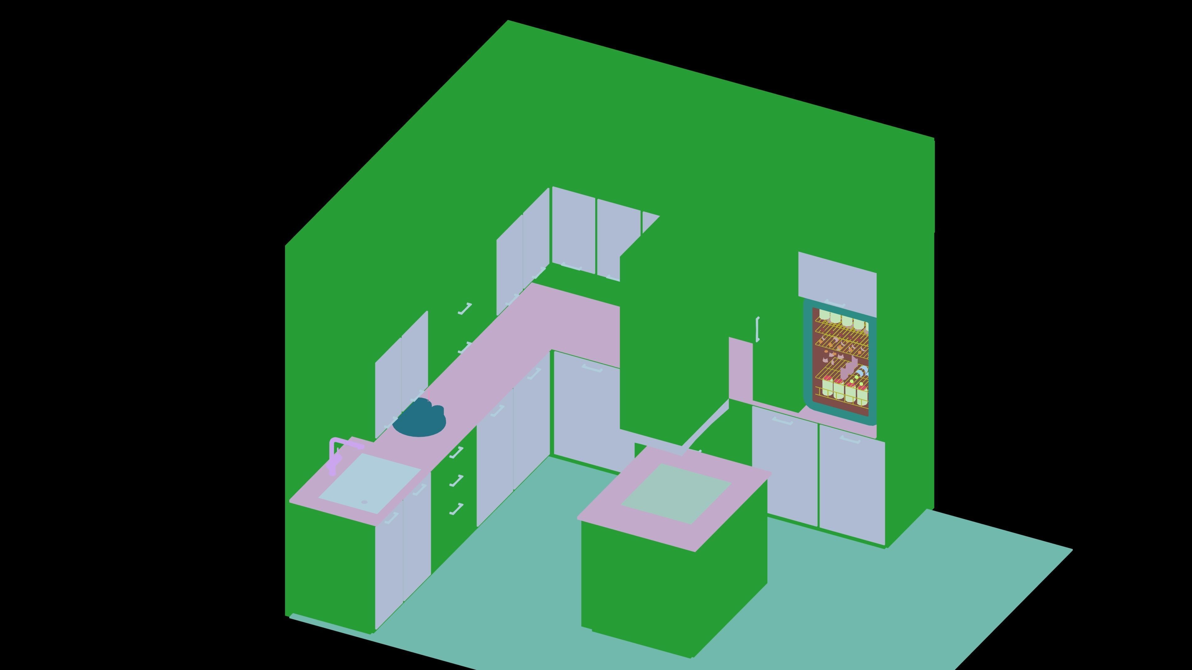 KITCHEN DESIGN  3D model_13