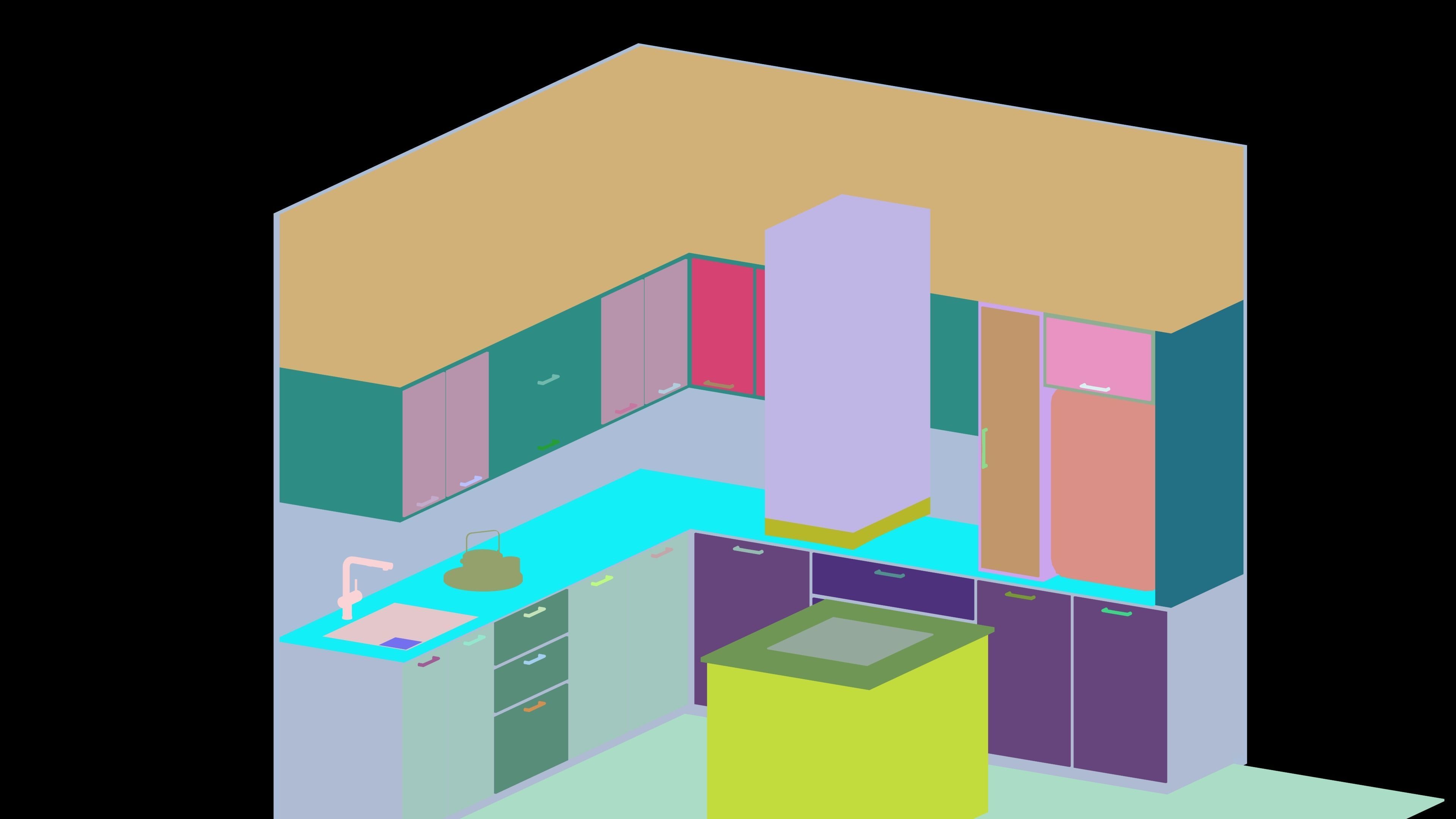 KITCHEN DESIGN  3D model_15