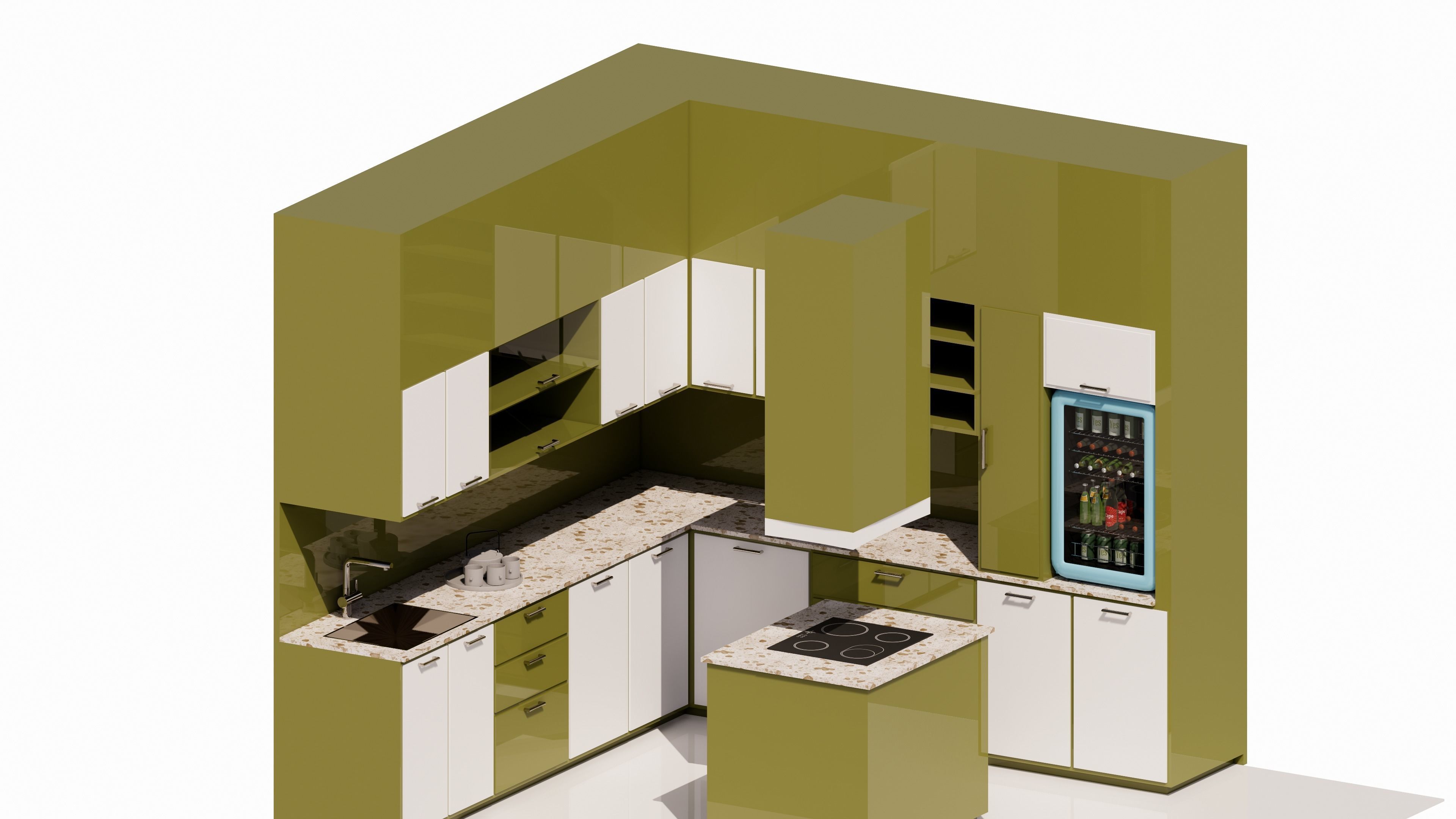 KITCHEN DESIGN  3D model_1