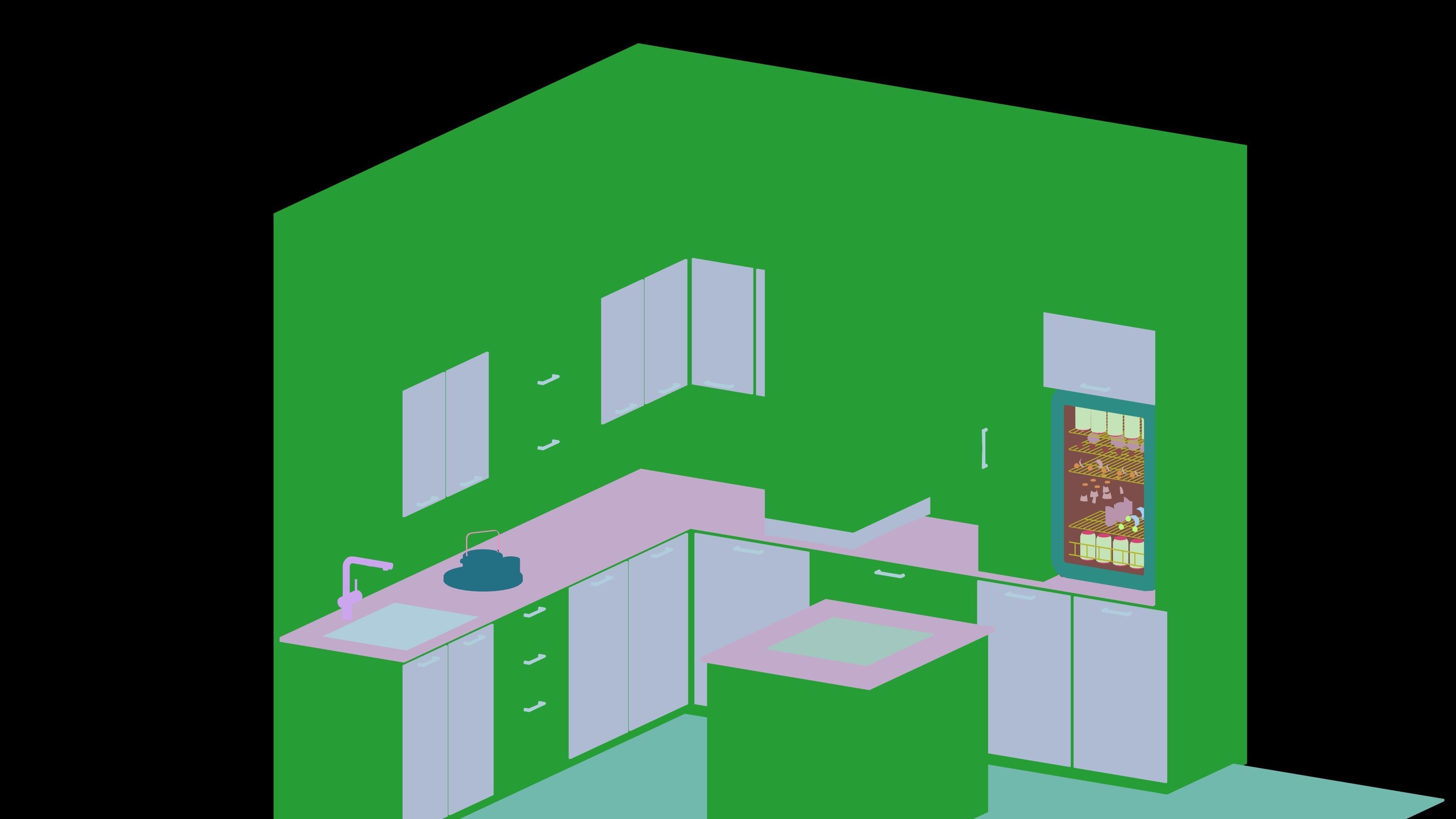 KITCHEN DESIGN  3D model_16