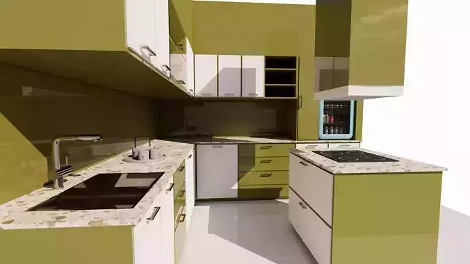 KITCHEN DESIGN  3D model