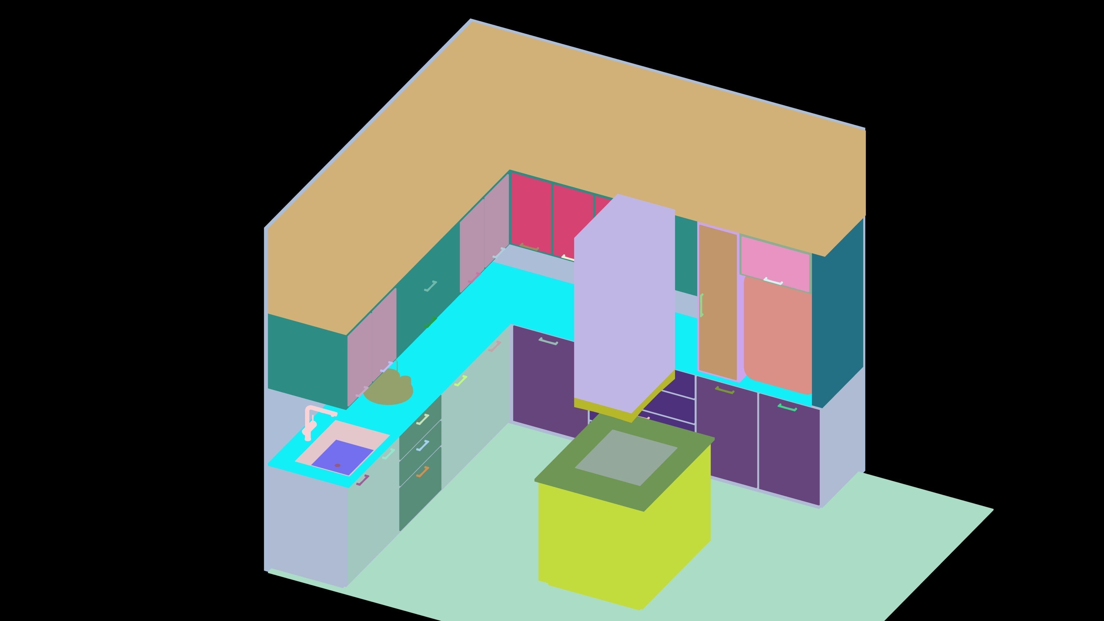 KITCHEN DESIGN  3D model_17
