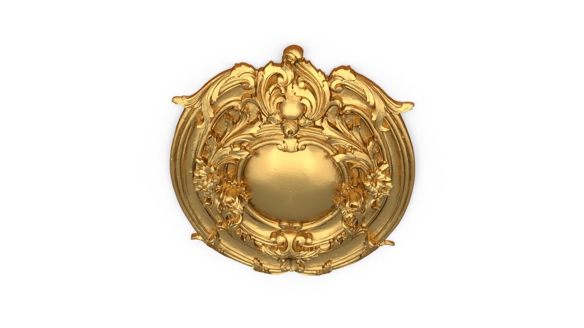 Classic decor ornament 64 3D model_4