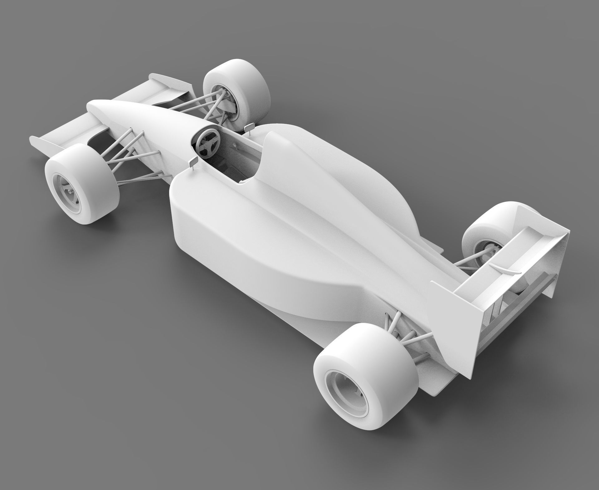 Formula 1 racing car 3D model_5