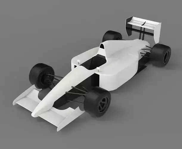 Formula 1 racing car 3D model