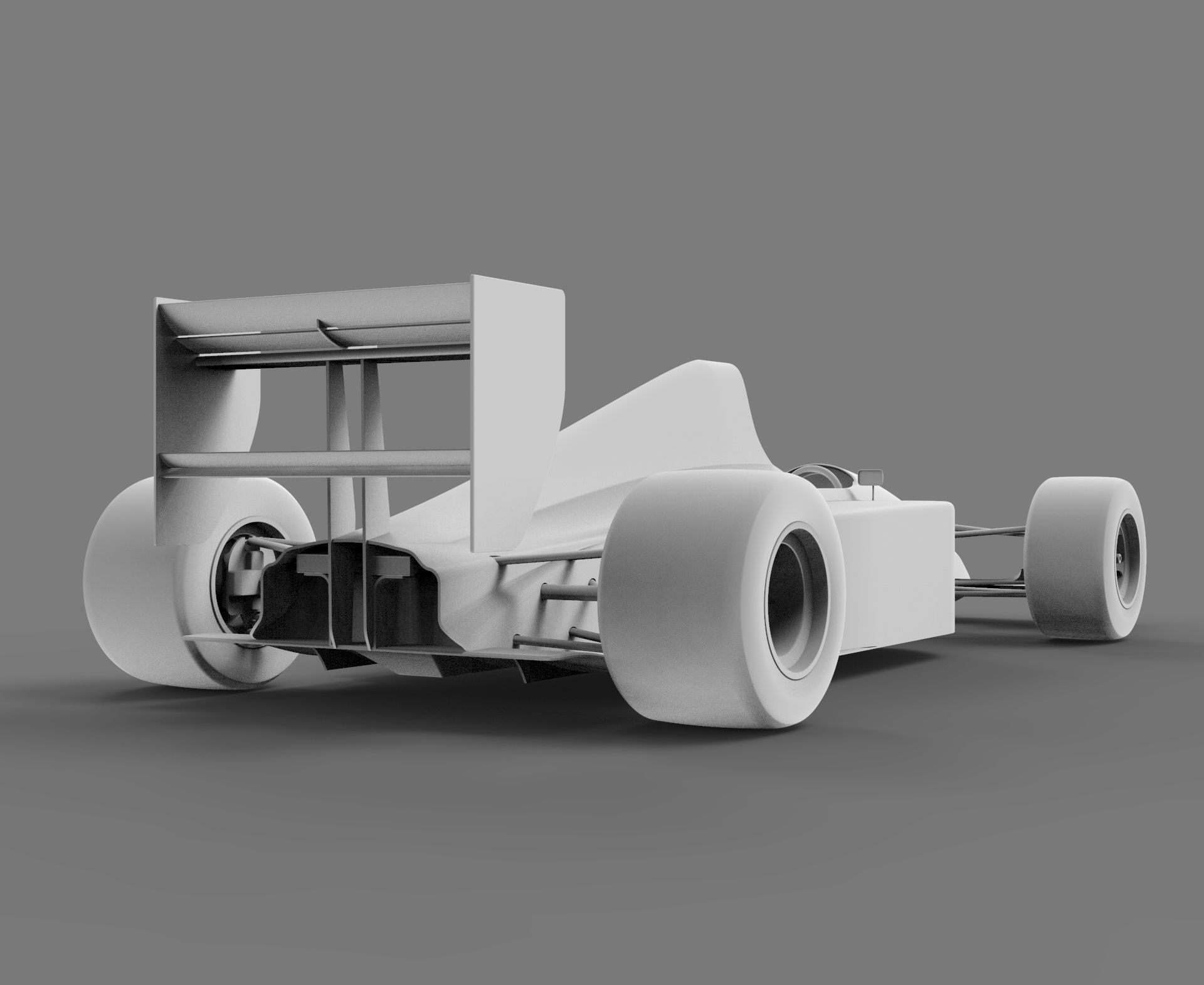 Formula 1 racing car 3D model_9