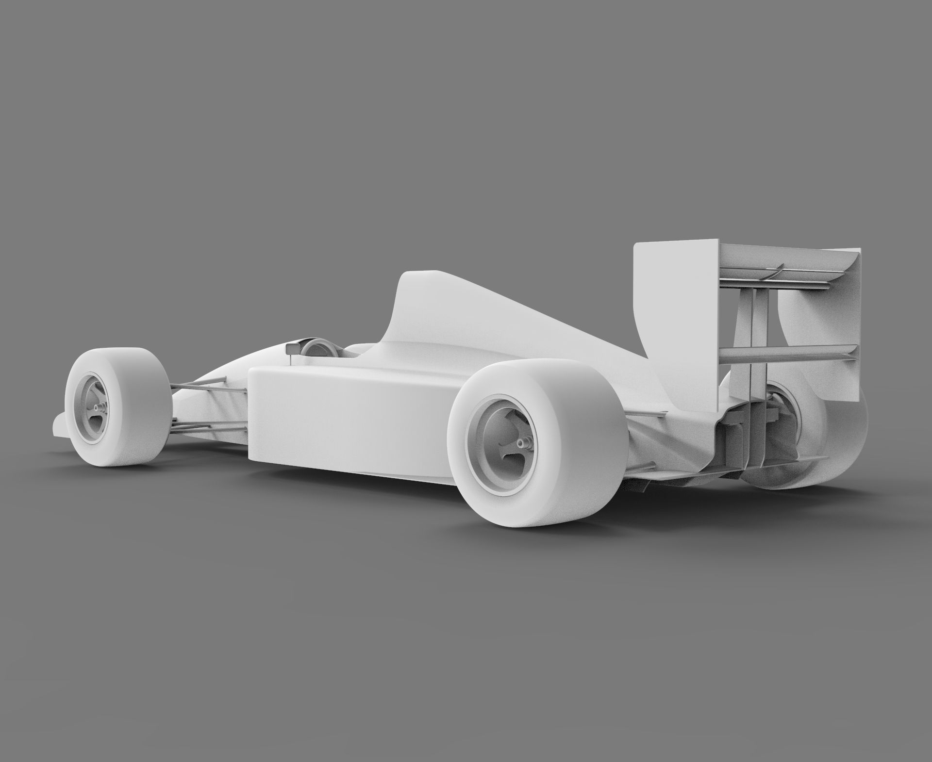 Formula 1 racing car 3D model_7
