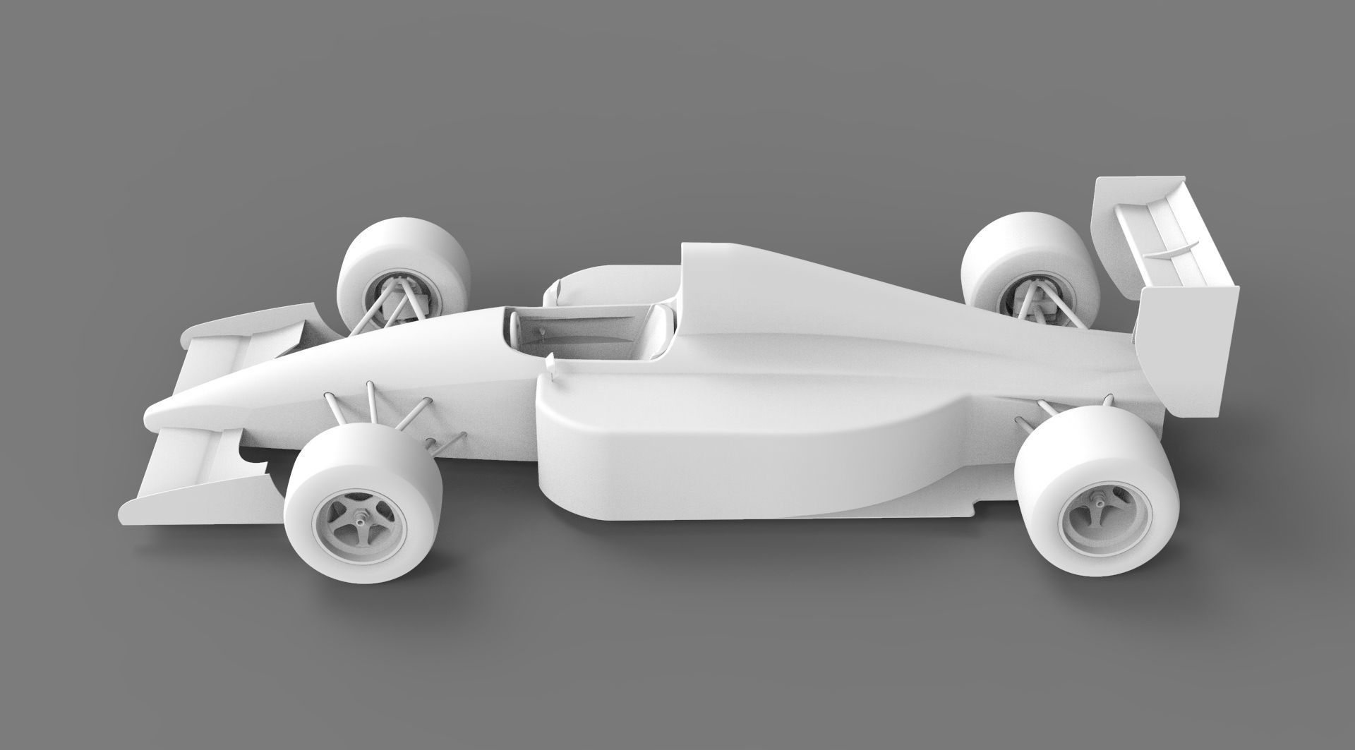 Formula 1 racing car 3D model_27