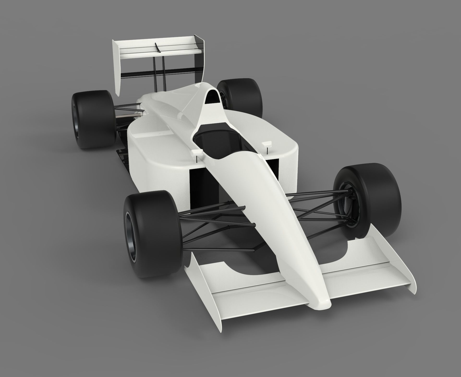 Formula 1 racing car 3D model_18