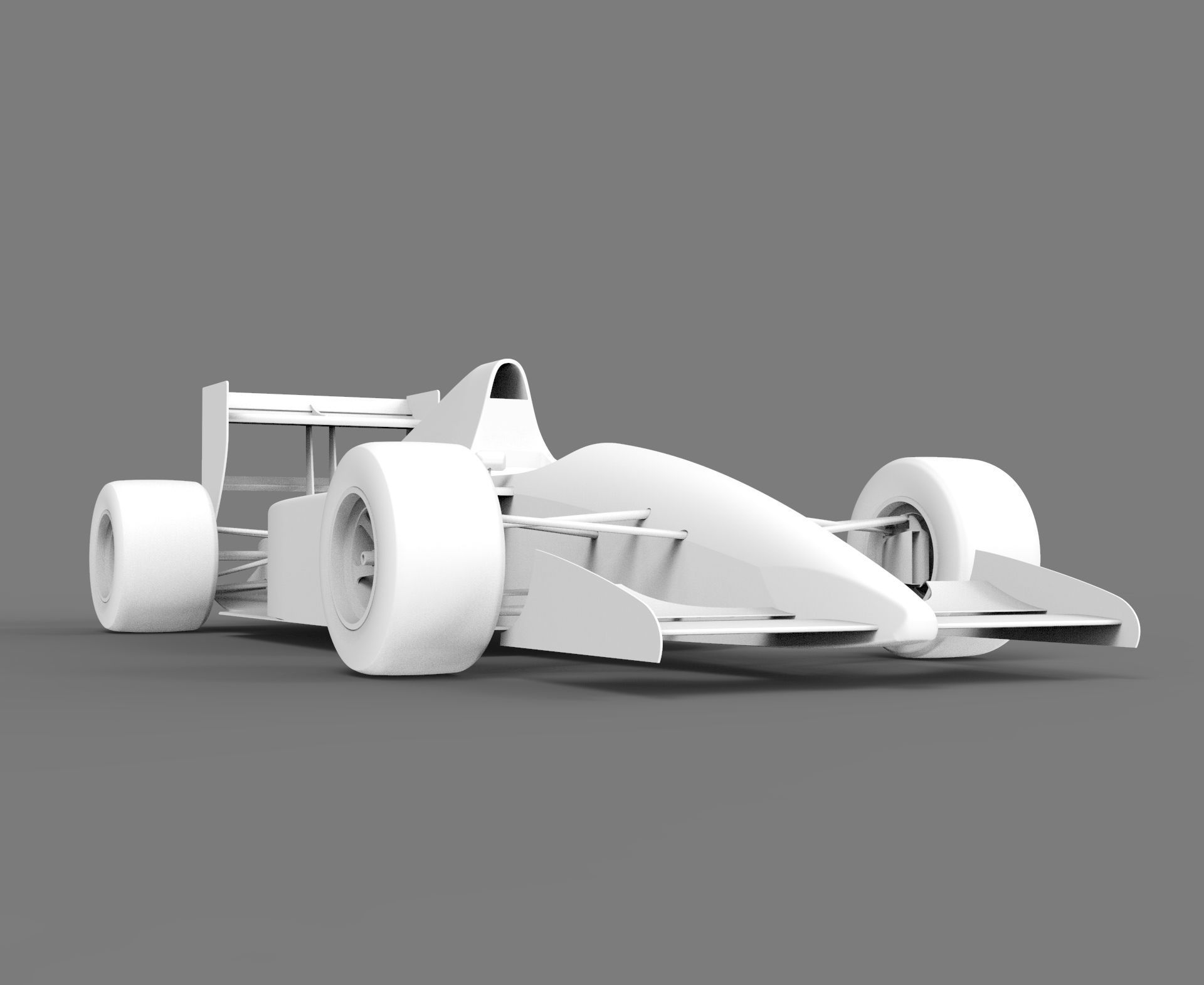 Formula 1 racing car 3D model_11