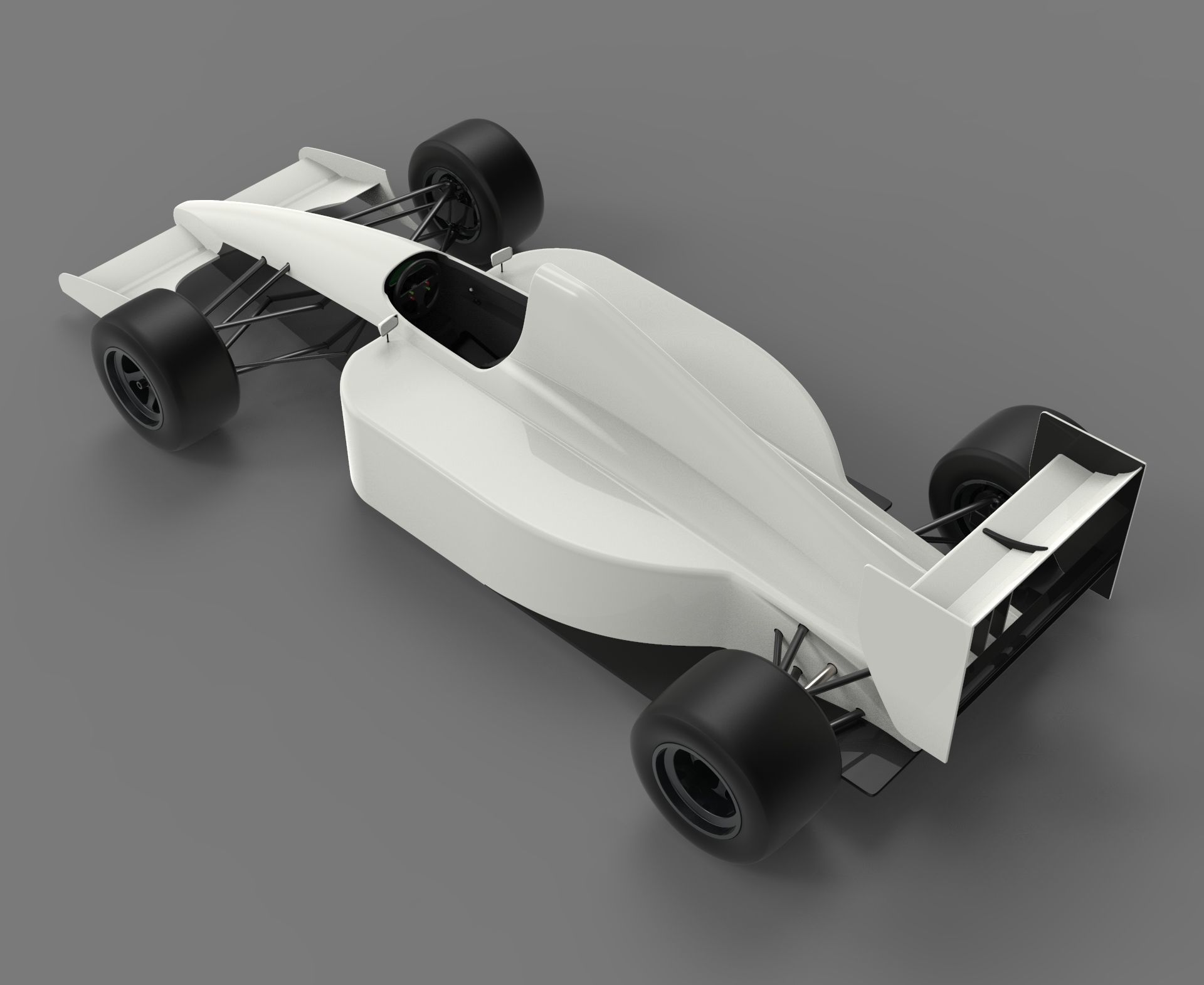 Formula 1 racing car 3D model_4