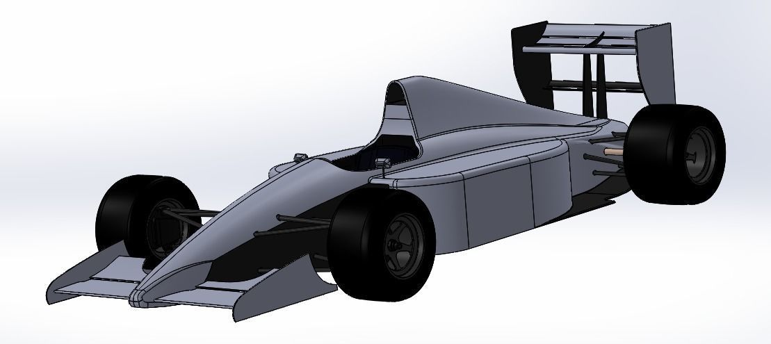 Formula 1 racing car 3D model_28