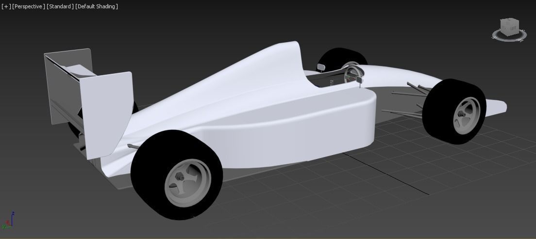 Formula 1 racing car 3D model_30