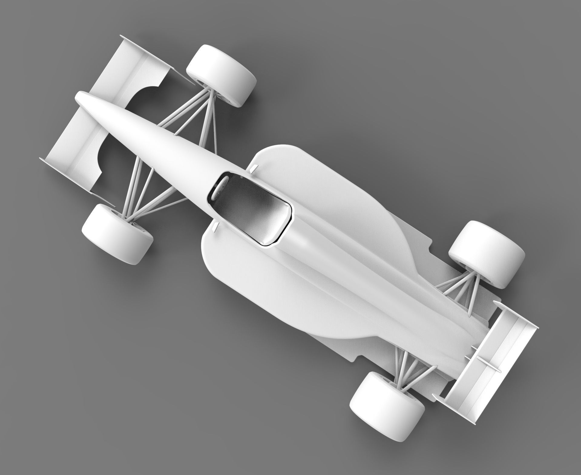 Formula 1 racing car 3D model_13