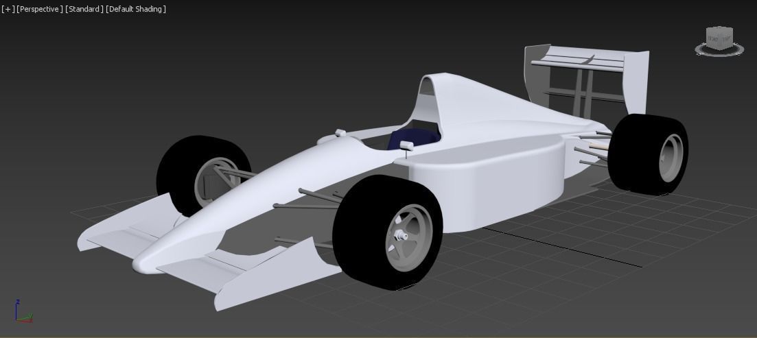 Formula 1 racing car 3D model_31
