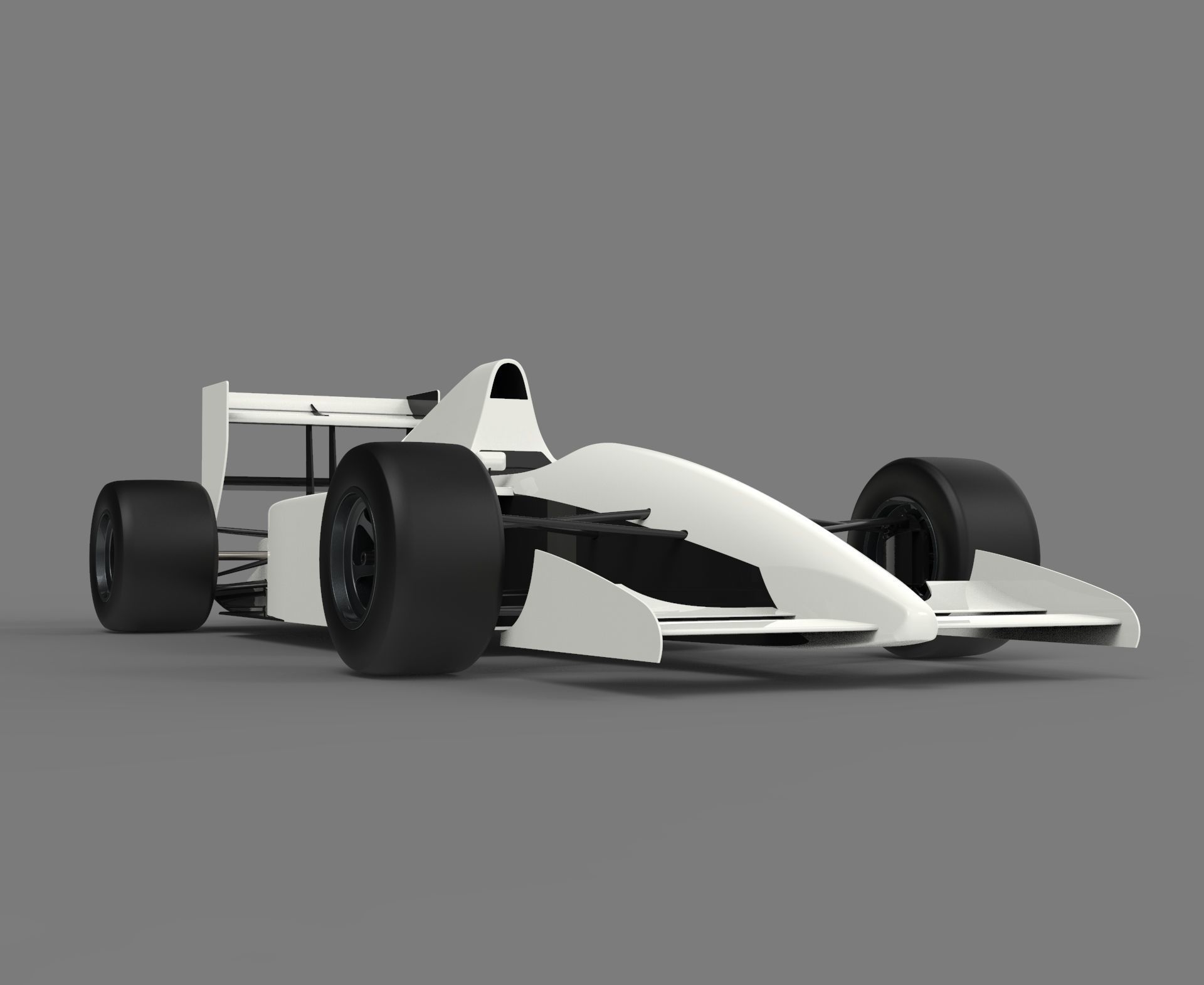 Formula 1 racing car 3D model_10