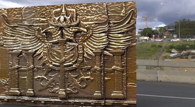Wall eagle design 3D model