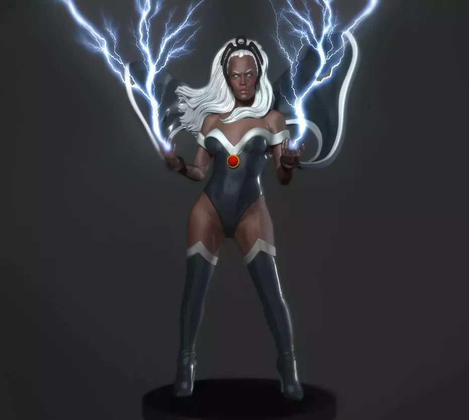  x-men Storm 3D print model_0