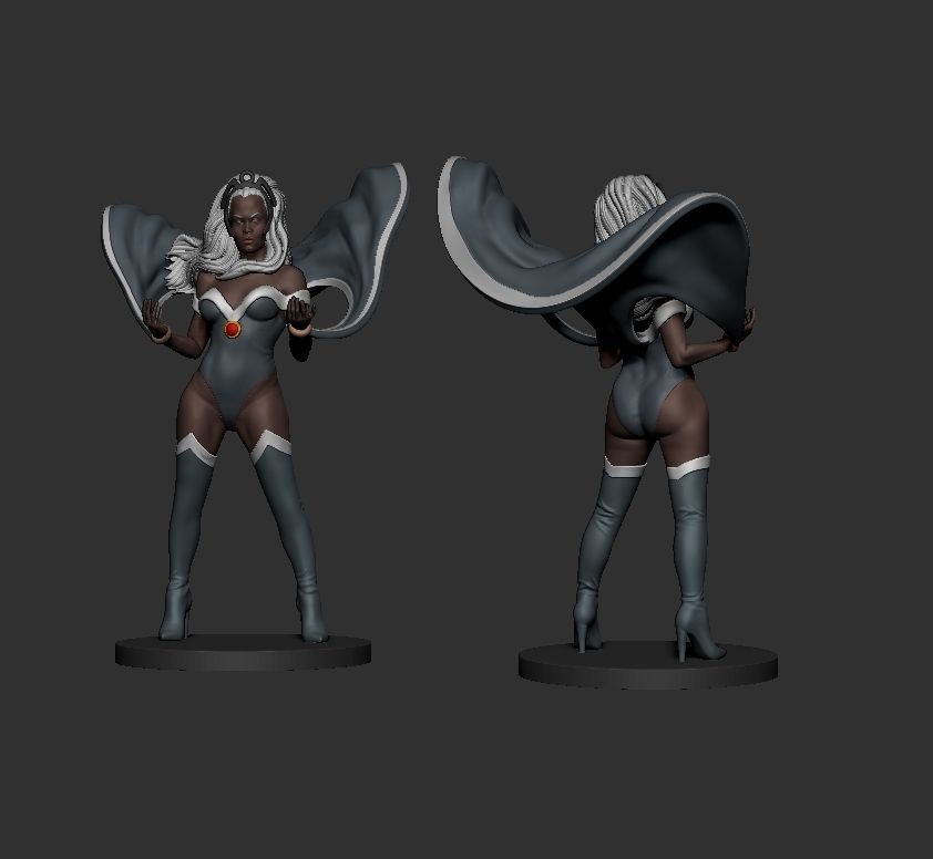  x-men Storm 3D print model_2