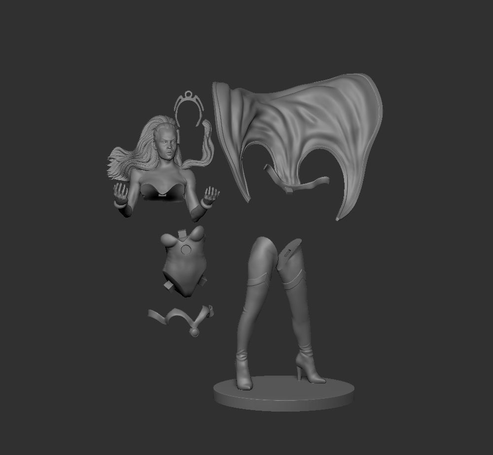  x-men Storm 3D print model_7