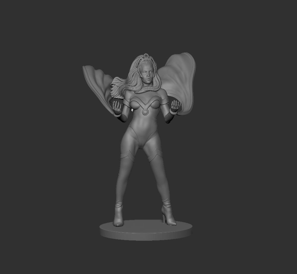  x-men Storm 3D print model_3