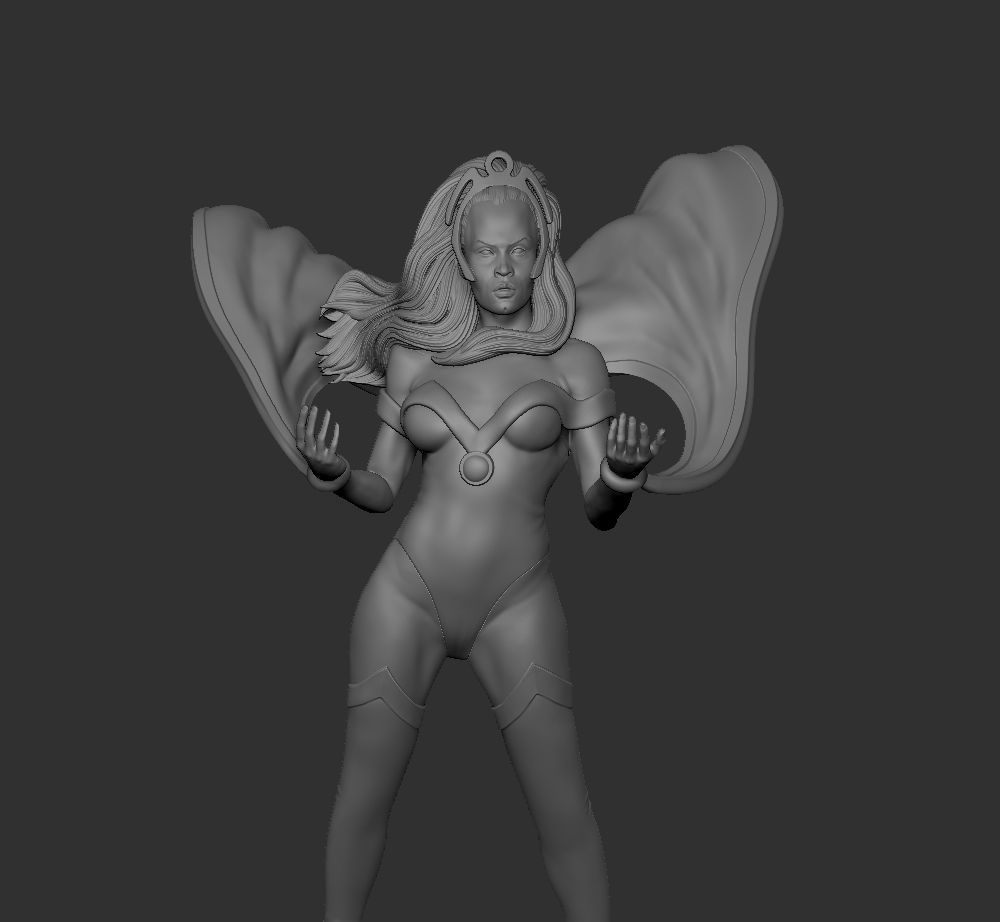  x-men Storm 3D print model_4