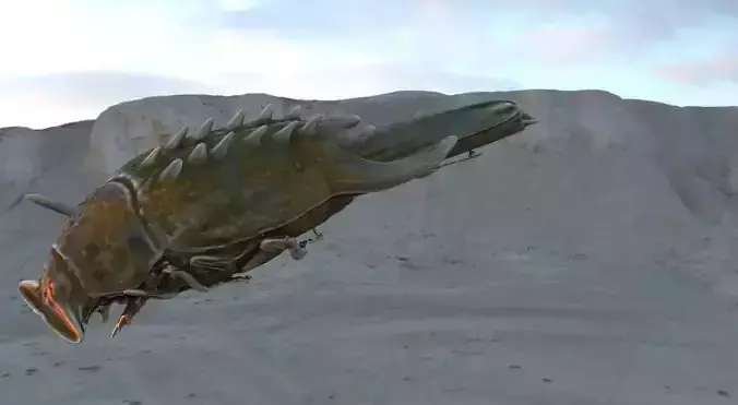 Scarab Beatle sci fi 3D model