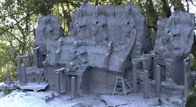 Jungle Ruins part detail