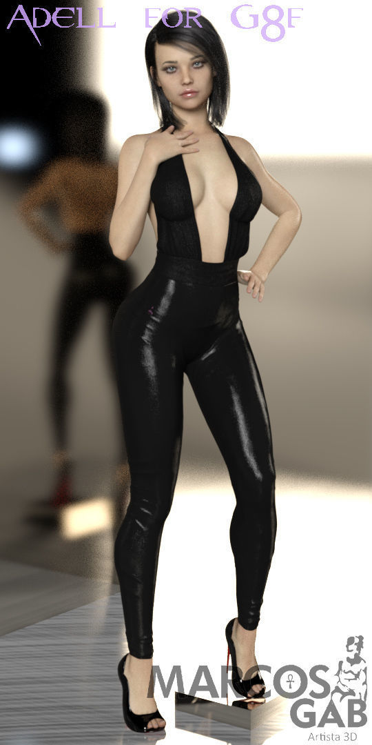 Adell for Genesis 8 Female 3D model_13